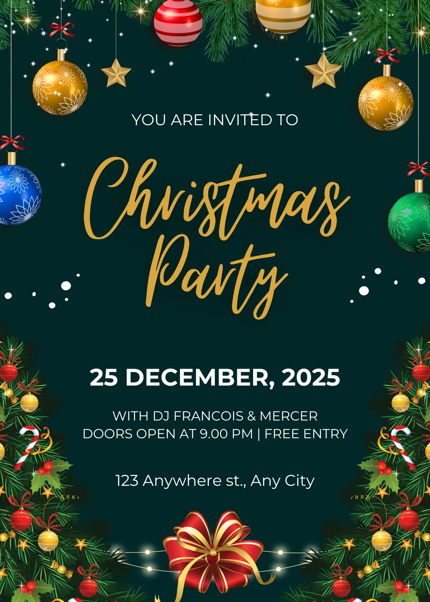 Green & Gold Elegant Christmas