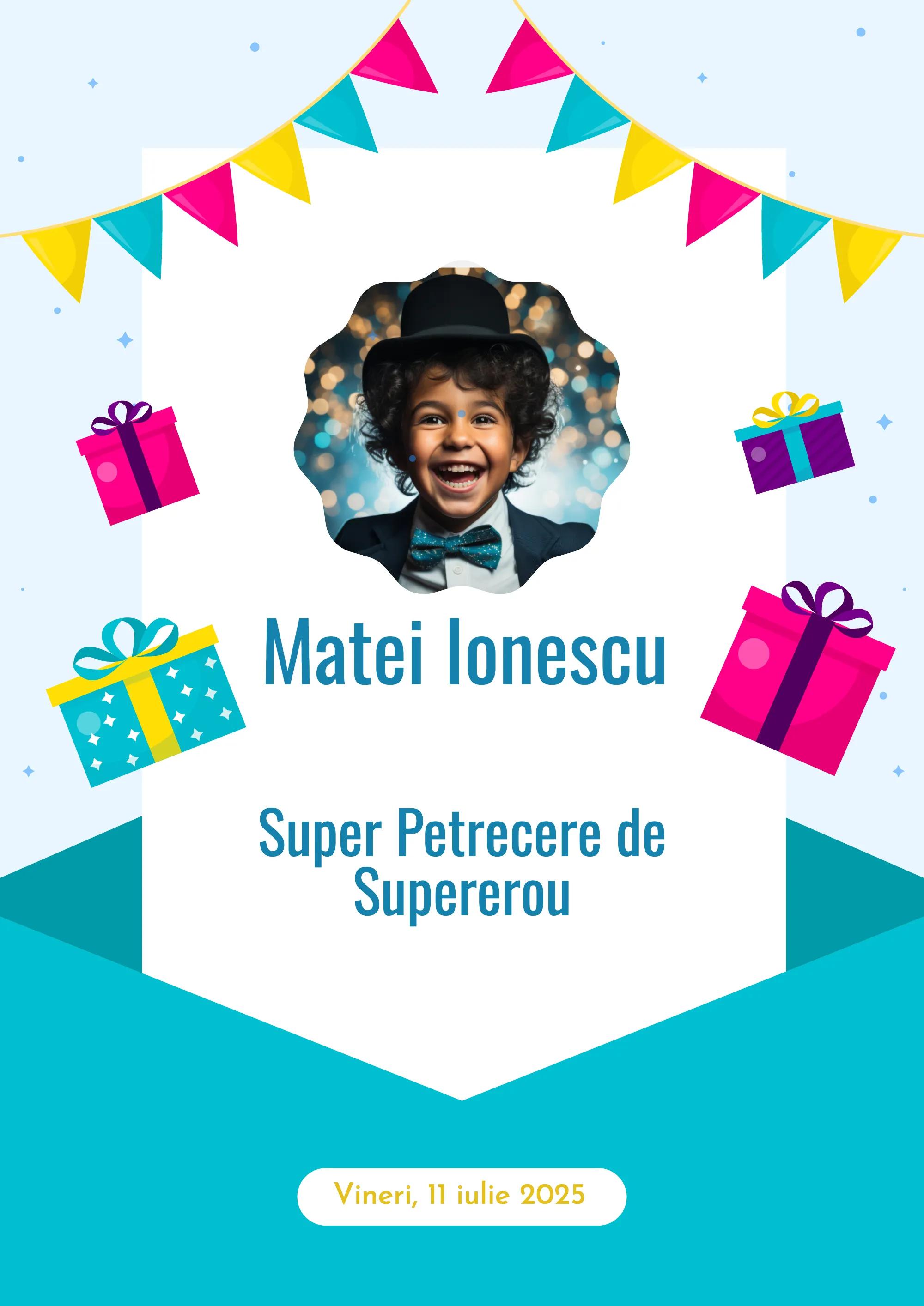 Model de invitație digitală Festive Funtime
