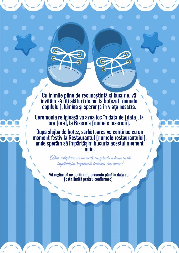 Invitation Sosirea Cavalerului