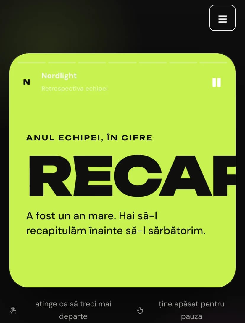 Diseño de invitación Year Recap