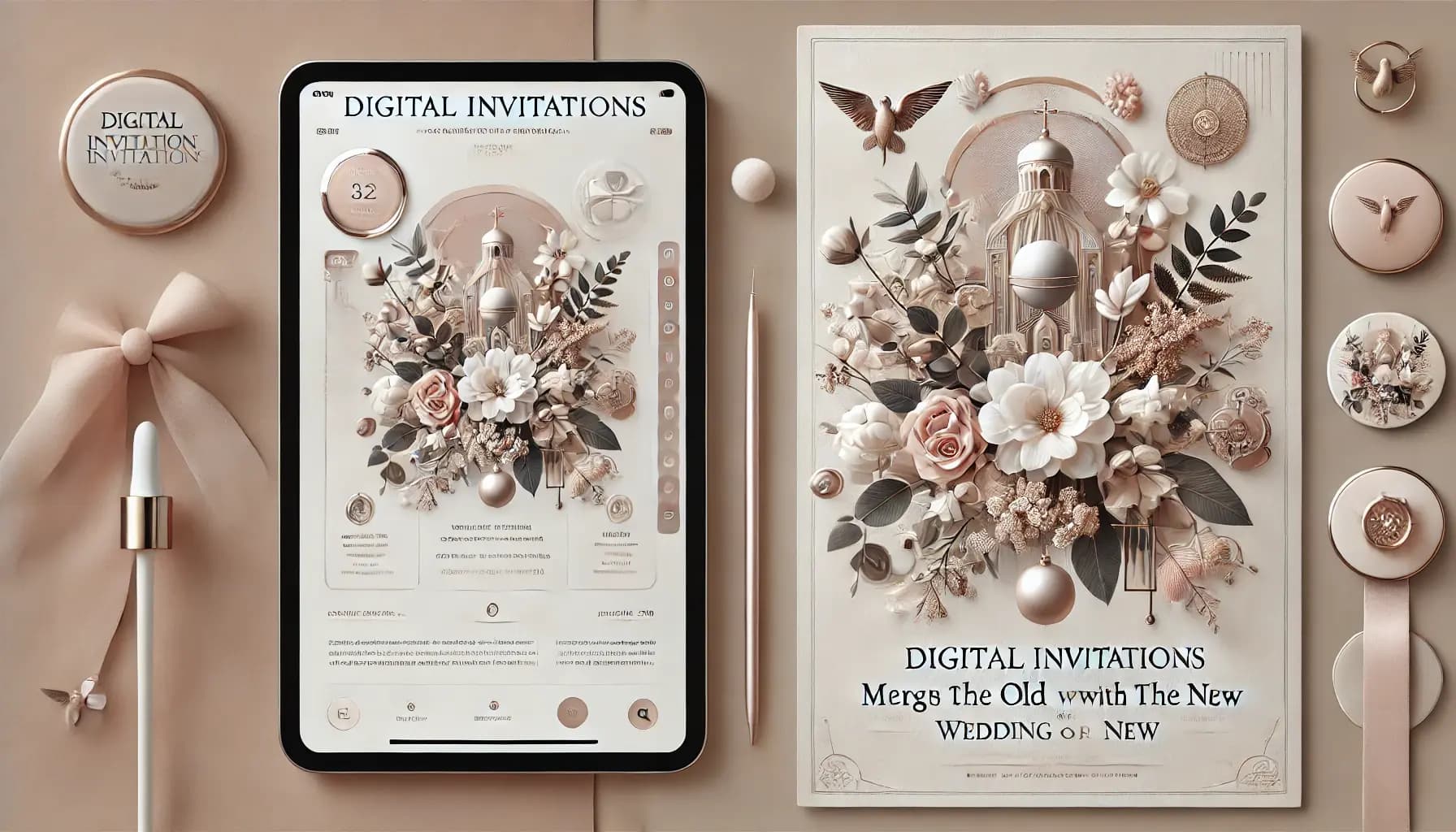 Elegancia moderna: invitaciones digitales innovadoras