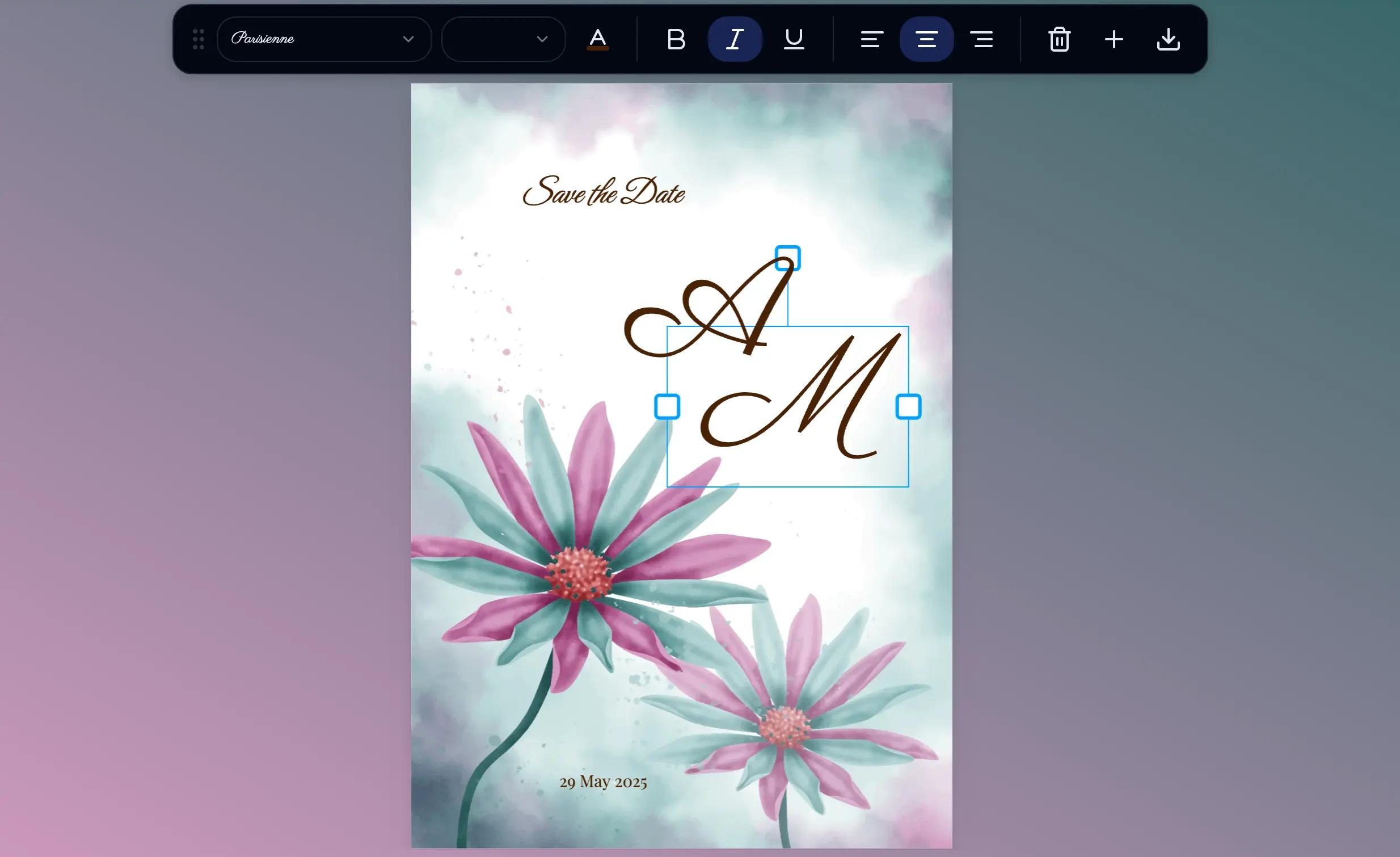 Personaliza tu invitación digital al detalle