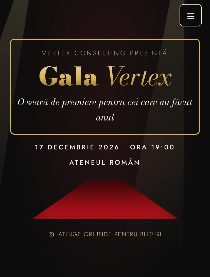 Vista en el celular — diseño Hollywood Gala