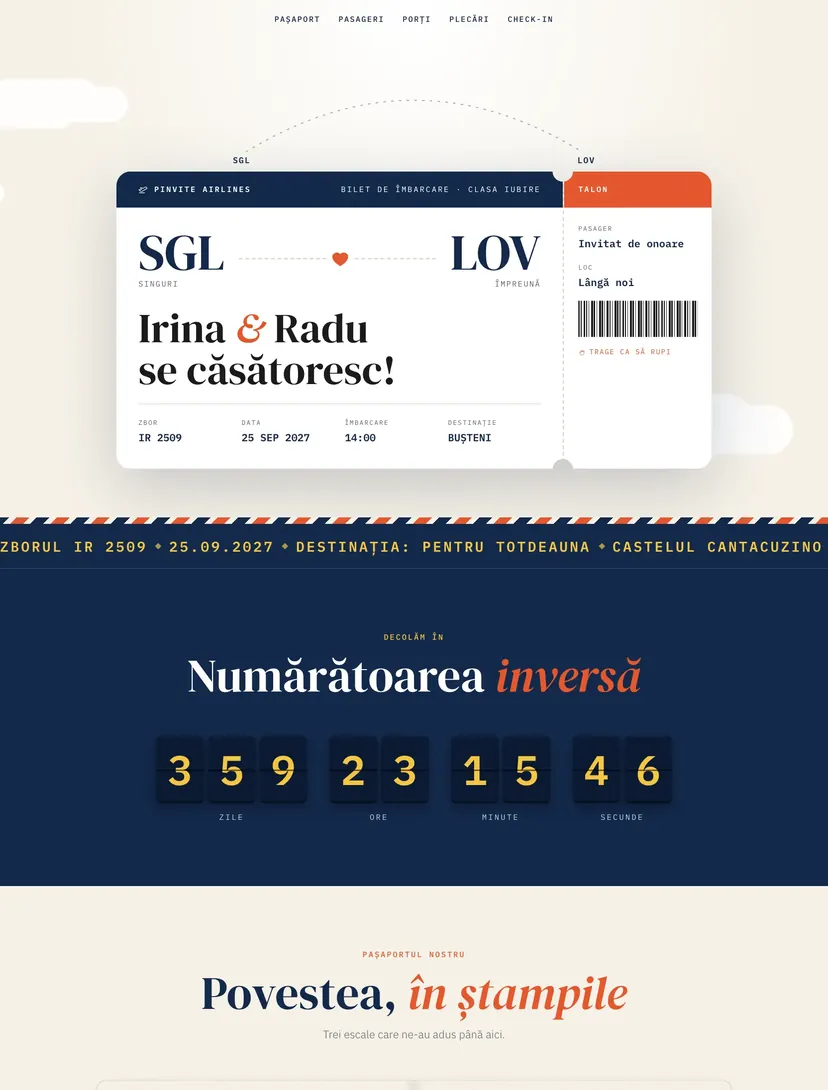 Mobile preview — Boarding Pass design