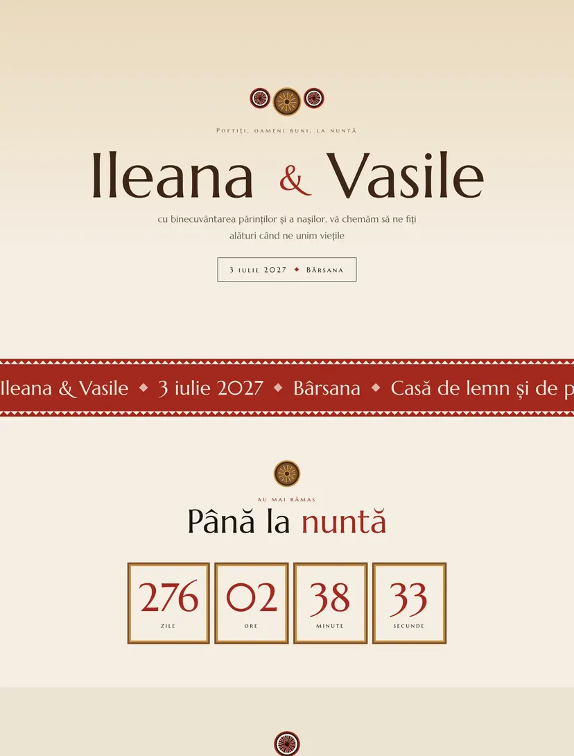 Mobile preview — Maramureș design