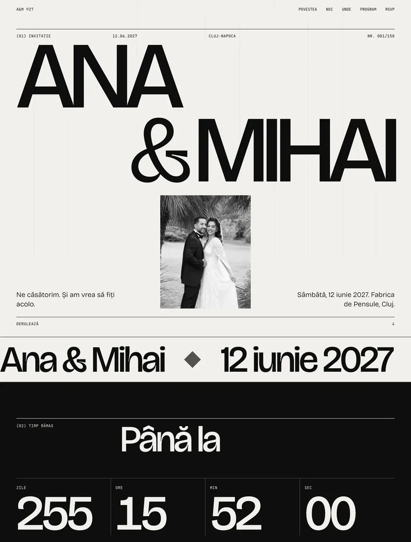 Vista en el celular — diseño Minimal