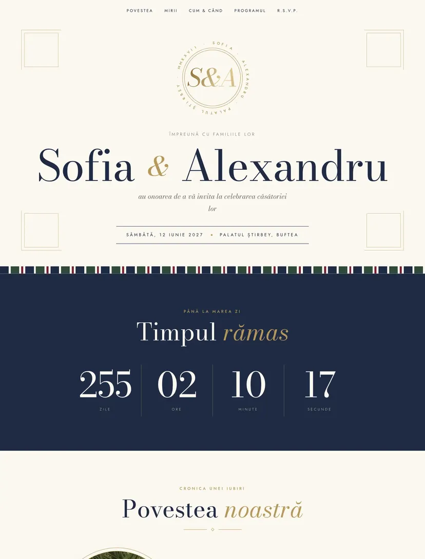 Mobile preview — Old Money design